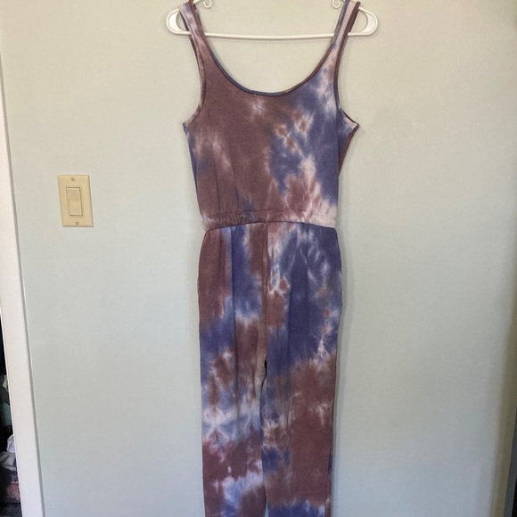 Hippie Rose Tie-Dye Sleeveless Jumpsuit Joggers - Picture 6 of 6